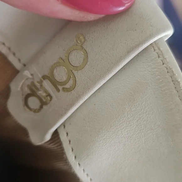 Dingo Vintage White Leather Western Cowboy Boots Laser Star Cutout Size 6.5 - Picture 8 of 15